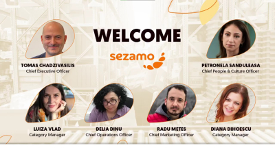 Supermarketul online Sezamo și-a stabilit conducerea și a recrutat oameni din...