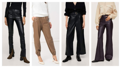 Shopping de sezon: 10 modele de pantaloni moderni, șic,  din imitație de piele