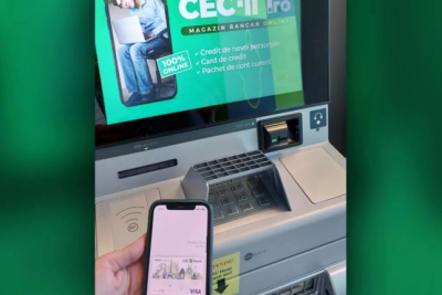 CEC Bank are peste 1.000 de bancomate și aparate multifuncționale