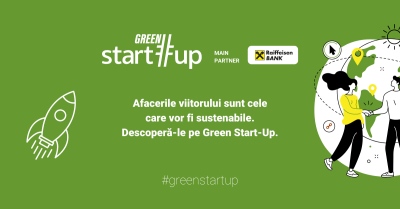 Raiffeisen Bank se alătură ca partener Green Start-Up, publicație bilingvă...