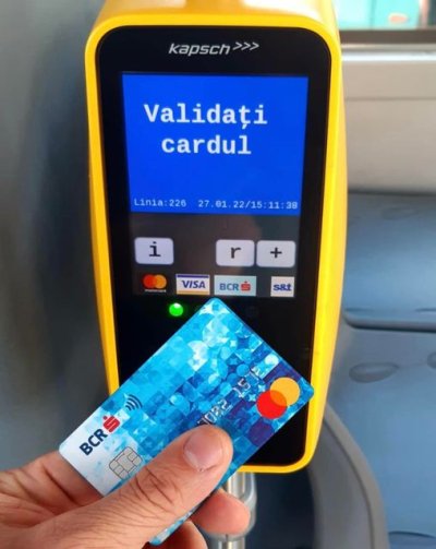 BCR extinde plata contactless în toate mijloacele de transport ale STB